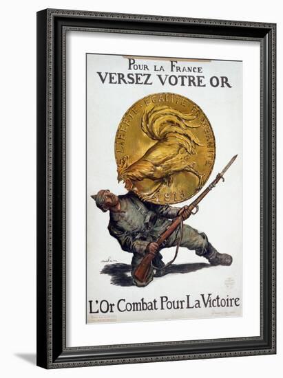 World War I: French Poster-Abel Faivre-Framed Giclee Print