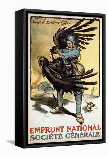 World War I: French Poster-Marcel Falter-Framed Premier Image Canvas