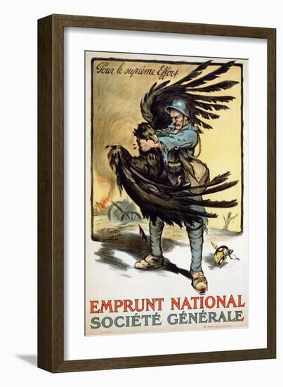 World War I: French Poster-Marcel Falter-Framed Giclee Print