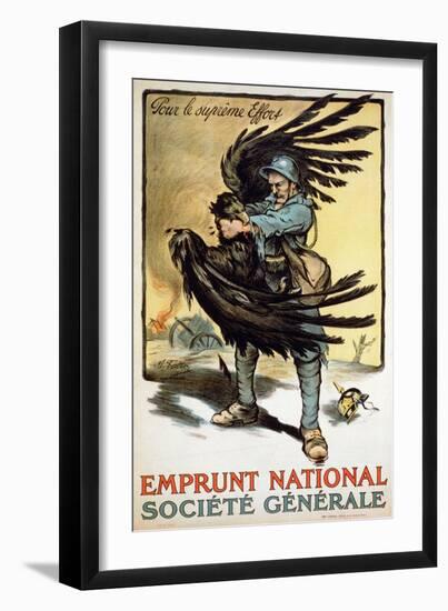 World War I: French Poster-Marcel Falter-Framed Giclee Print