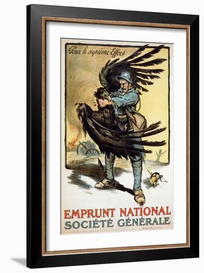 World War I: French Poster-Marcel Falter-Framed Giclee Print