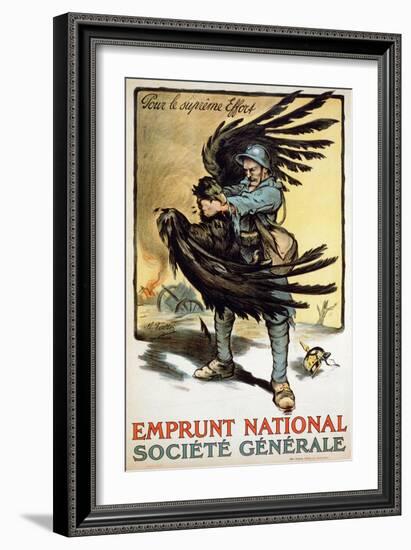World War I: French Poster-Marcel Falter-Framed Giclee Print