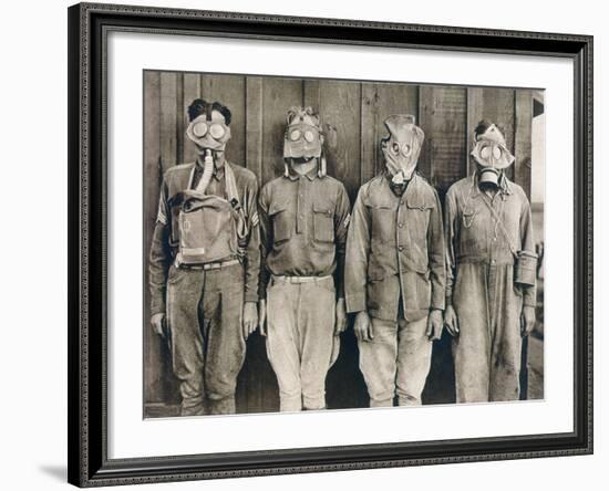 World War I: Gas Warfare-null-Framed Photographic Print