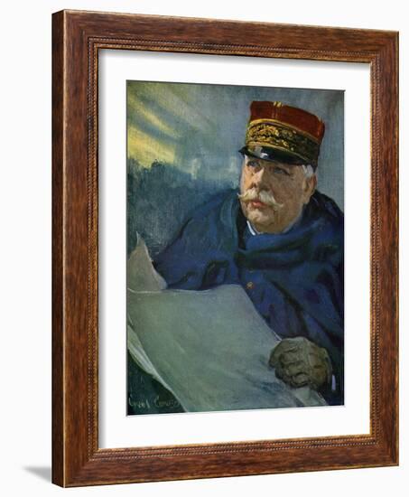 World War I- General Joffre-Cyrus Cuneo-Framed Giclee Print