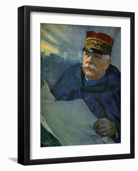 World War I- General Joffre-Cyrus Cuneo-Framed Giclee Print