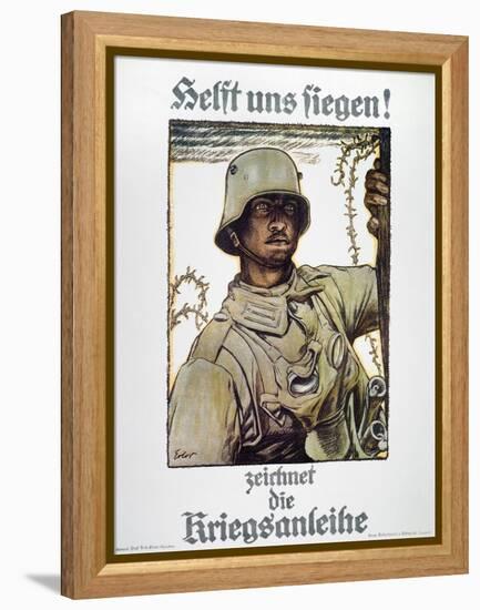 World War I: German Poster-Fritz Erler-Framed Premier Image Canvas