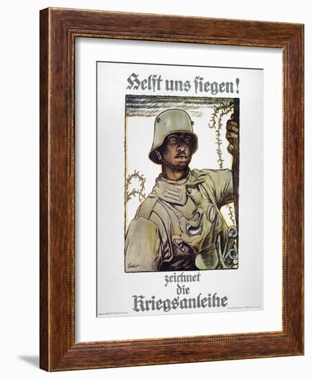 World War I: German Poster-Fritz Erler-Framed Giclee Print