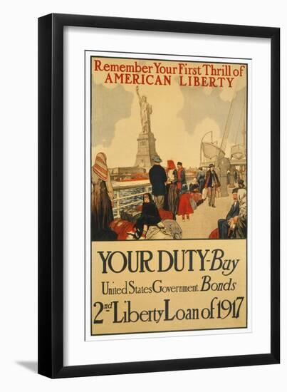 World War I: Liberty Loan-null-Framed Giclee Print