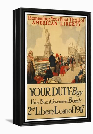 World War I: Liberty Loan-null-Framed Premier Image Canvas