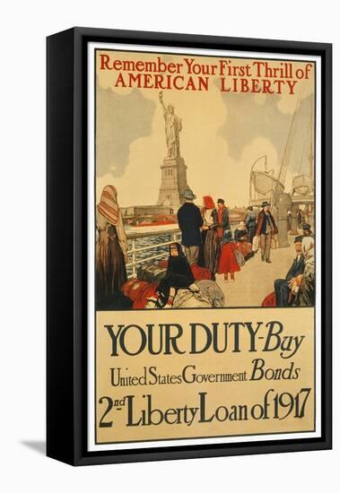 World War I: Liberty Loan-null-Framed Premier Image Canvas