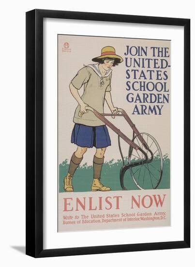 World War I Poster for Gardening-null-Framed Giclee Print