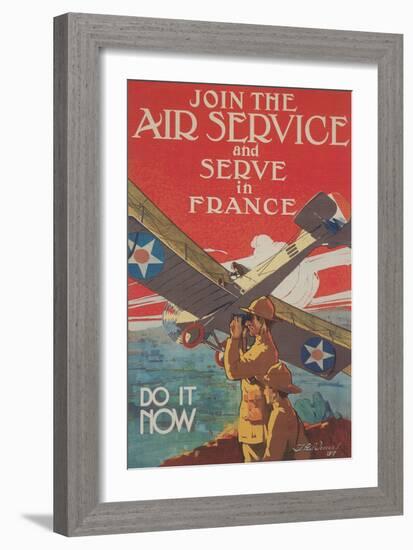 World War I Raf Recruitment Poster-null-Framed Giclee Print