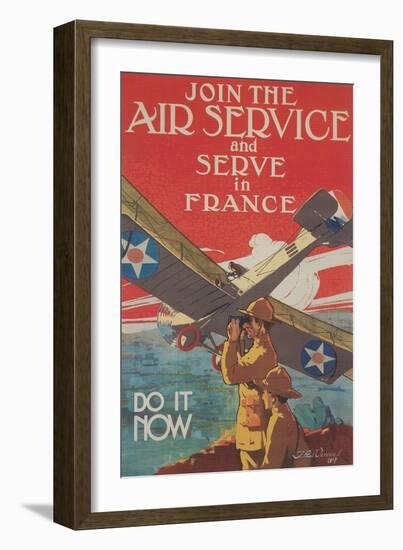 World War I Raf Recruitment Poster-null-Framed Giclee Print