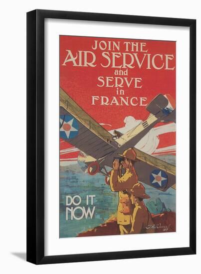 World War I Raf Recruitment Poster-null-Framed Giclee Print