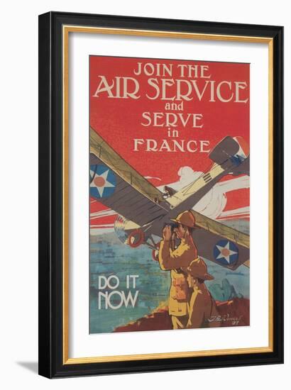 World War I Raf Recruitment Poster-null-Framed Giclee Print