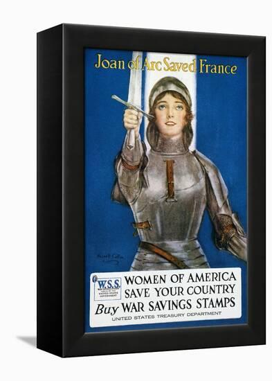 World War I: Savings Stamp-null-Framed Premier Image Canvas