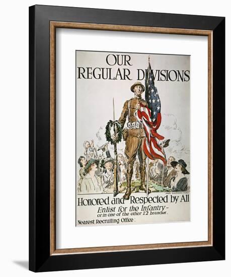 World War I: U.S. Army-James Montgomery Flagg-Framed Giclee Print