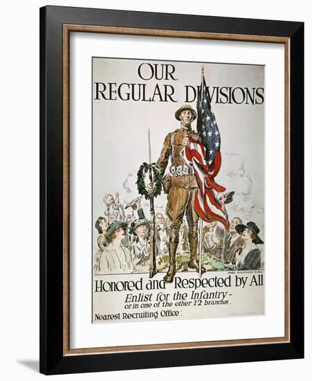 World War I: U.S. Army-James Montgomery Flagg-Framed Giclee Print