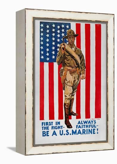 World War I: U.S. Marines-James Montgomery Flagg-Framed Premier Image Canvas