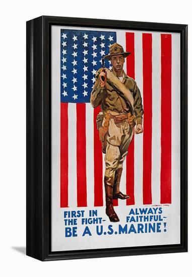 World War I: U.S. Marines-James Montgomery Flagg-Framed Premier Image Canvas