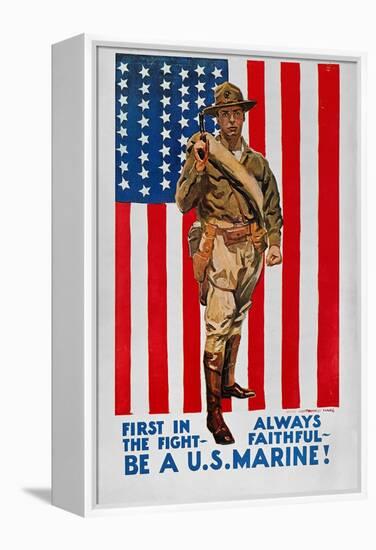 World War I: U.S. Marines-James Montgomery Flagg-Framed Premier Image Canvas