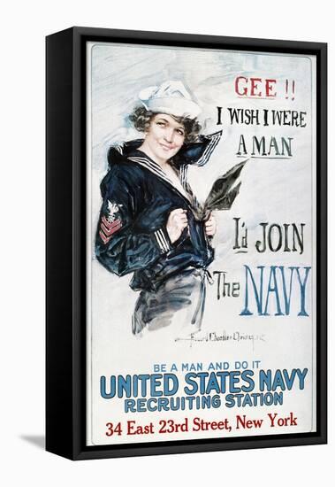 World War I: U.S. Navy-Howard Chandler Christy-Framed Premier Image Canvas