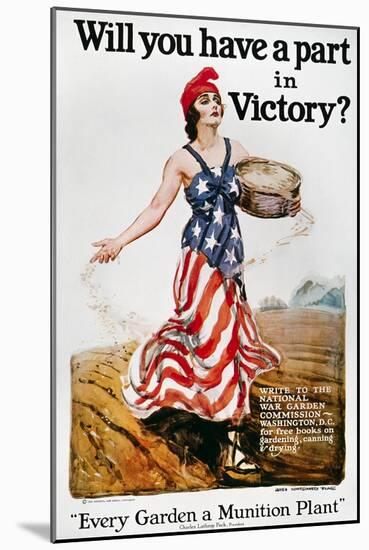 World War I: U.S. Poster-James Montgomery Flagg-Mounted Giclee Print