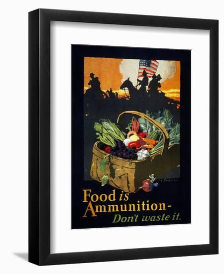 World War I: U.S. Poster-John E. Sheridan-Framed Premium Giclee Print