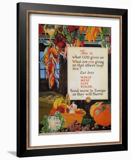 World War I: U.S. Poster-null-Framed Giclee Print