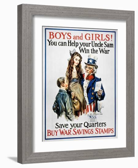 World War I: U.S. Poster-James Montgomery Flagg-Framed Giclee Print