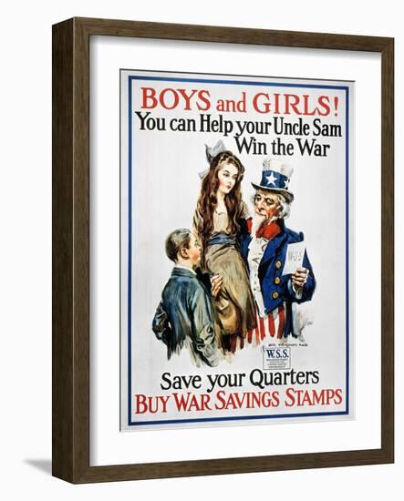 World War I: U.S. Poster-James Montgomery Flagg-Framed Giclee Print