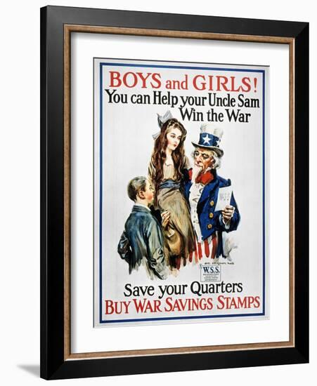 World War I: U.S. Poster-James Montgomery Flagg-Framed Giclee Print