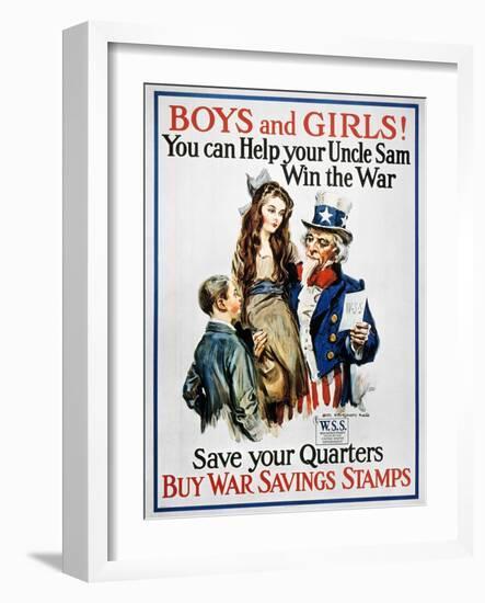 World War I: U.S. Poster-James Montgomery Flagg-Framed Giclee Print