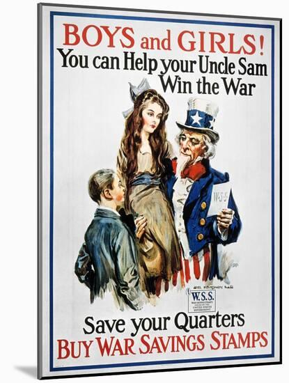 World War I: U.S. Poster-James Montgomery Flagg-Mounted Giclee Print