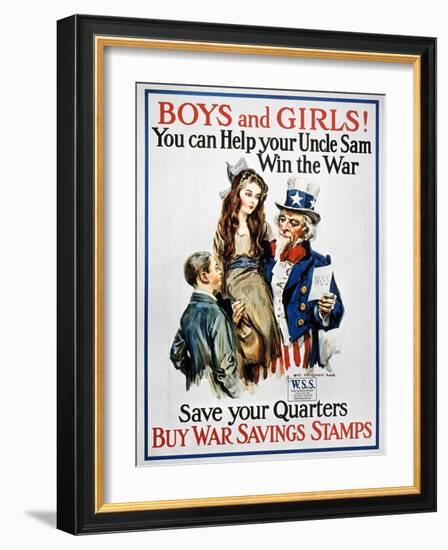 World War I: U.S. Poster-James Montgomery Flagg-Framed Giclee Print