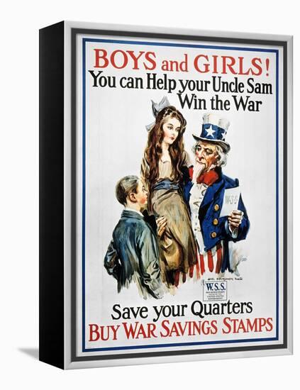 World War I: U.S. Poster-James Montgomery Flagg-Framed Premier Image Canvas