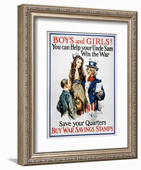 World War I: U.S. Poster-James Montgomery Flagg-Framed Giclee Print