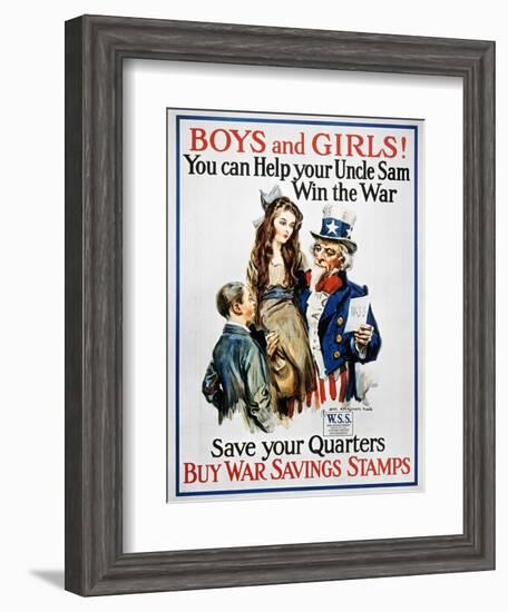 World War I: U.S. Poster-James Montgomery Flagg-Framed Giclee Print