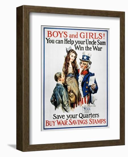 World War I: U.S. Poster-James Montgomery Flagg-Framed Giclee Print