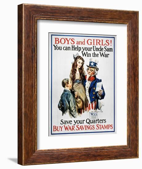 World War I: U.S. Poster-James Montgomery Flagg-Framed Giclee Print