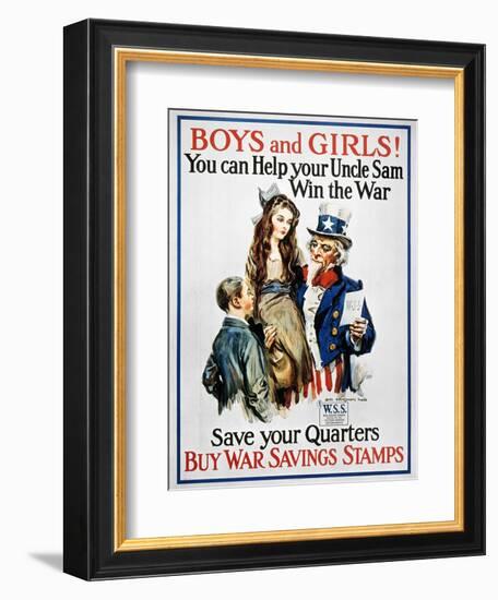 World War I: U.S. Poster-James Montgomery Flagg-Framed Giclee Print