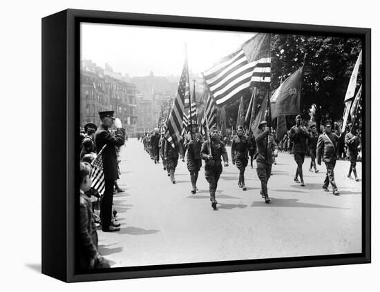 World War I Veteran's Parade-null-Framed Stretched Canvas