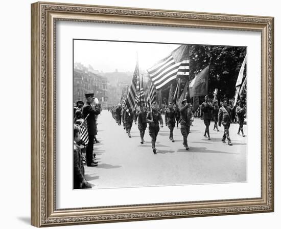 World War I Veteran's Parade-null-Framed Photo