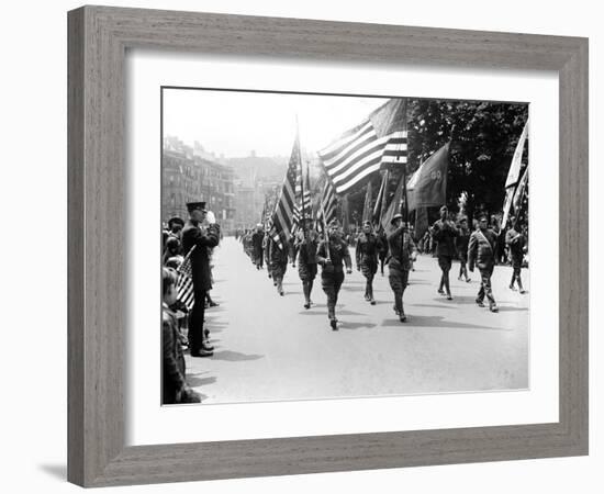 World War I Veteran's Parade-null-Framed Photo