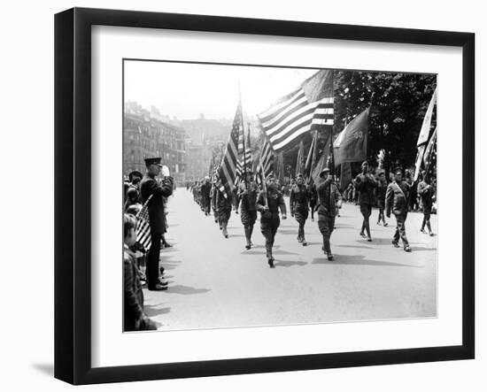 World War I Veteran's Parade-null-Framed Photo