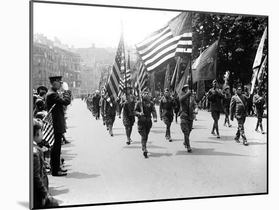 World War I Veteran's Parade-null-Mounted Photo