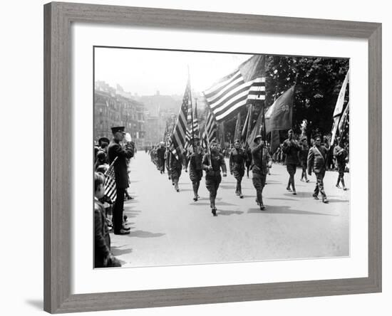 World War I Veteran's Parade-null-Framed Photo