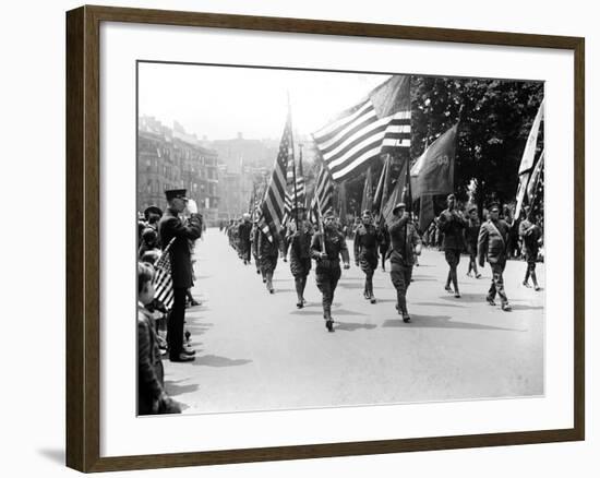World War I Veteran's Parade-null-Framed Photo