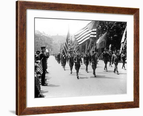 World War I Veteran's Parade-null-Framed Photo