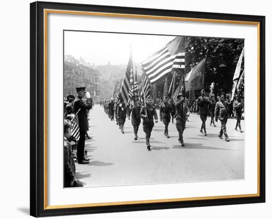 World War I Veteran's Parade-null-Framed Photo